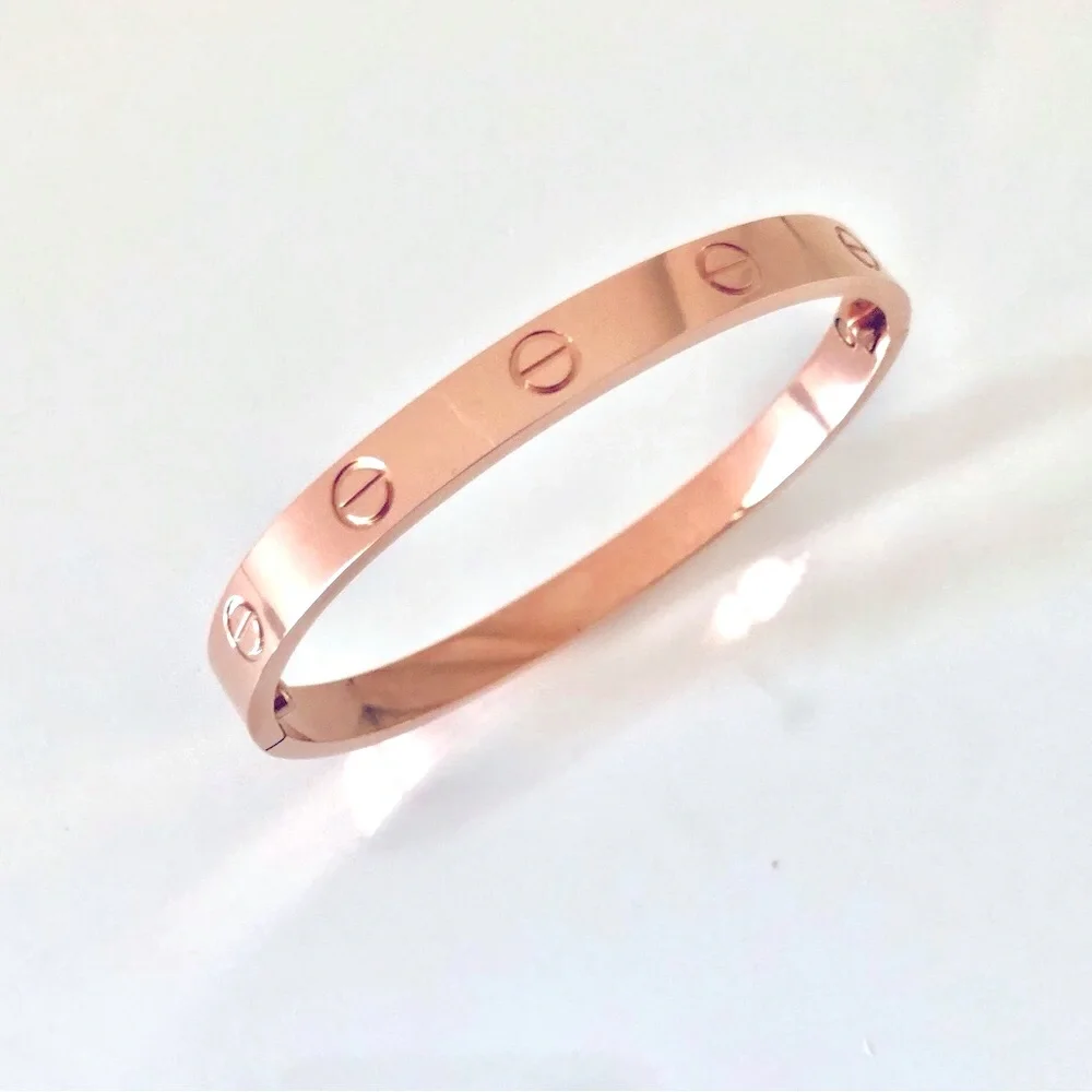 Rose Gold Screw Bracelet Classic Model